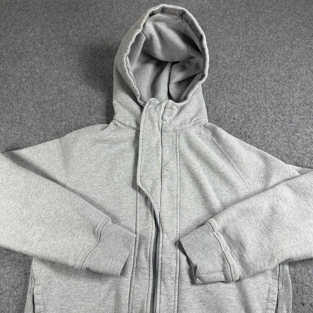 Lululemon Athletica Gray Zip Up Hoodie Full Zip Athletic Mens Size Medium - Picture 3 of 14